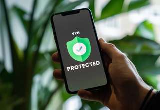 Digital shield protecting user privacy with VPN encryption technology online